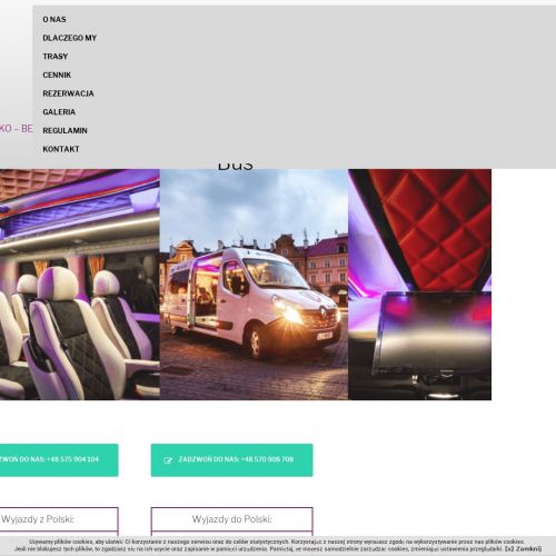 Warszawa - przewóz osób polska holandia