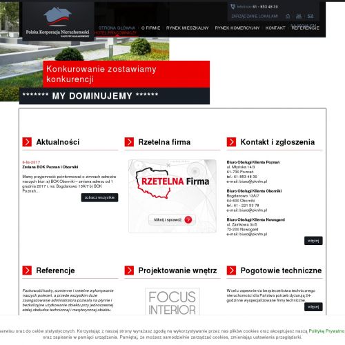 Oborniki - wykaz zarządców nieruchomości