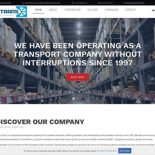 Najwieksze firmy transportowe w Sokołowie Podlaskim