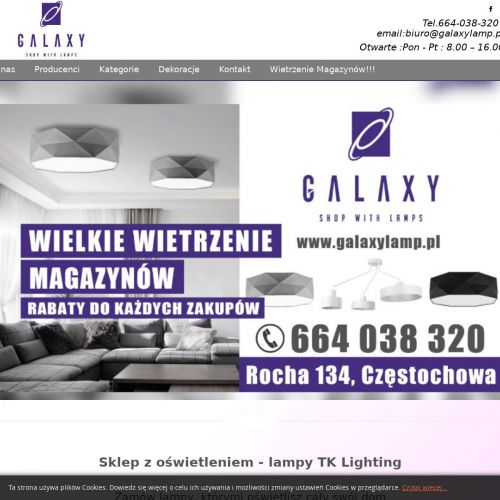 Tk lighting galaxy w Częstochowie