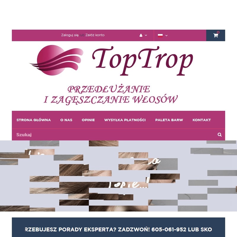 Poznań - doczepiane włosy ciemny brąz