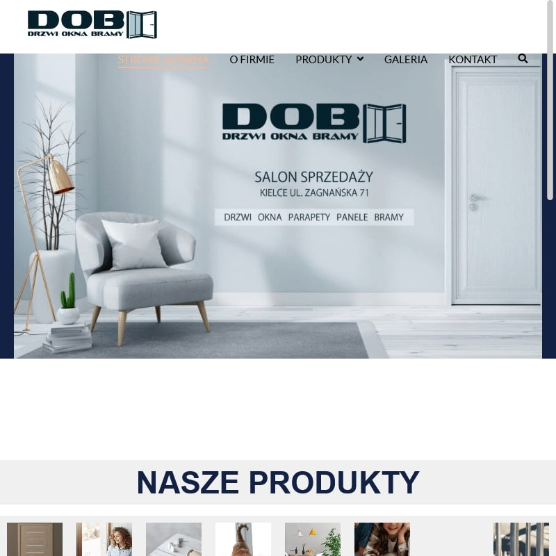 Drzwi zewnętrzne drewniane w Kielcach