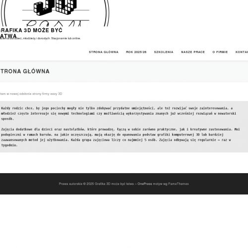 Kursy grafiki 3d - Mińsk Mazowiecki