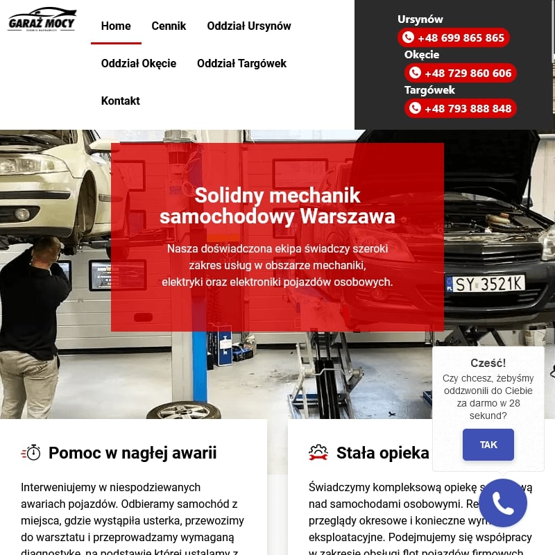 Warszawa - elektryk samochodowy ursynów