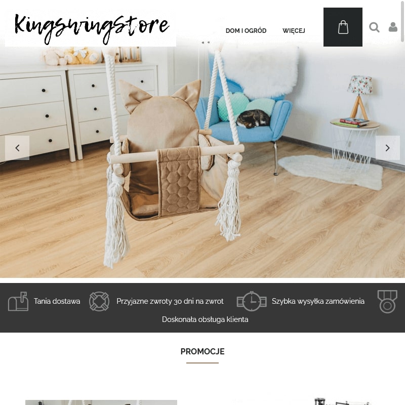 Huśtawka skandynawska dla dzieci