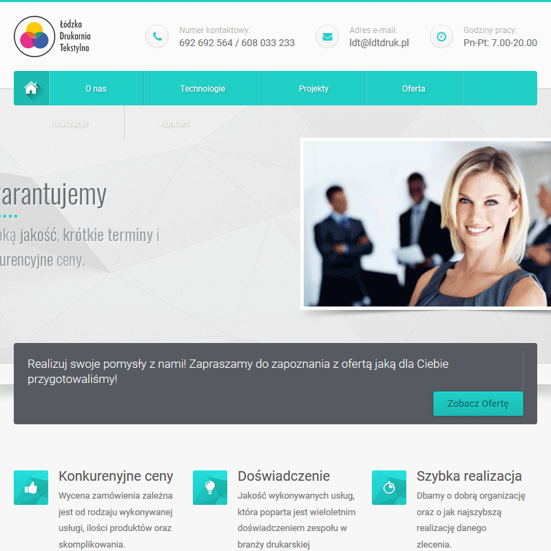 Druk cyfrowy na tkaninach - łódź