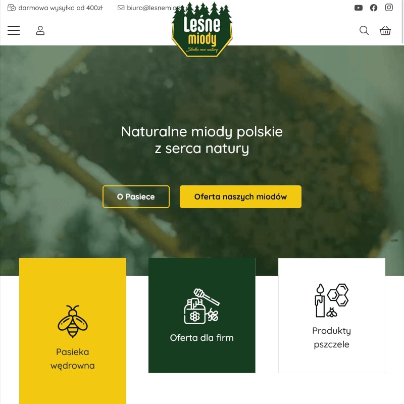 Miód spadziowo nektarowy w Krośnie