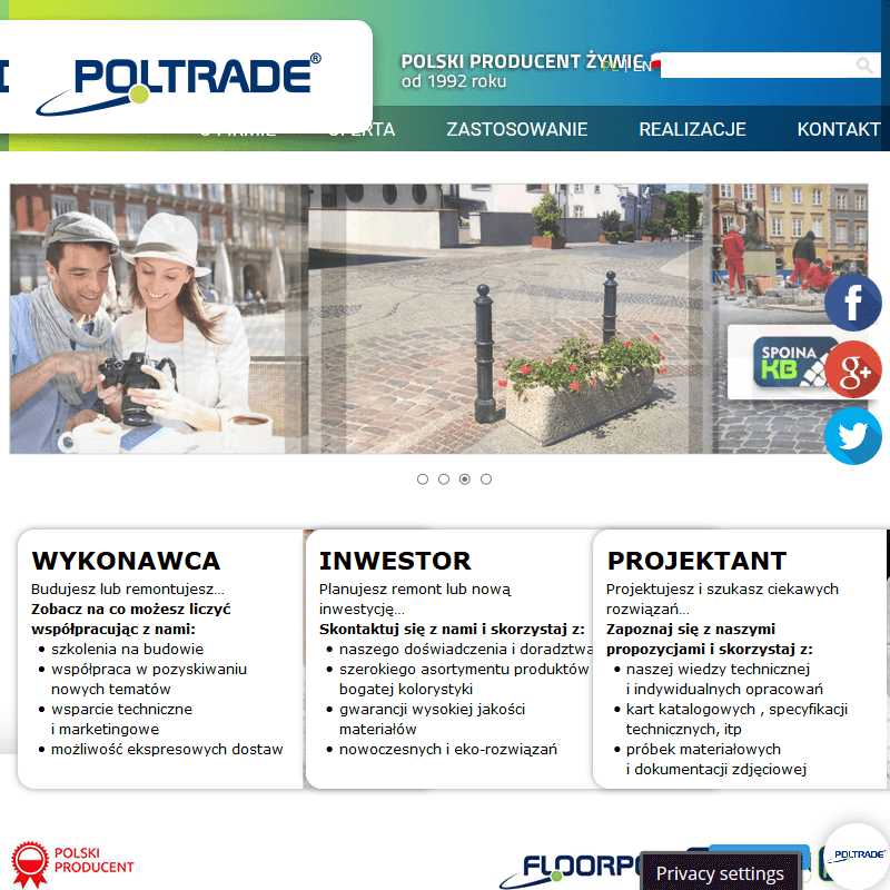 Naprawa posadzki betonowej - Poznań